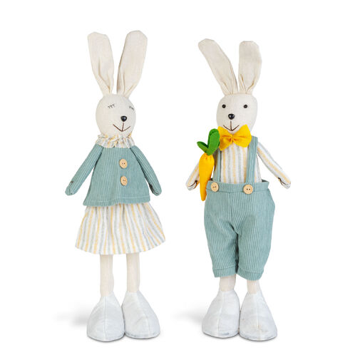 11580 • Textil dekoráció - nyuszi - 50 x 17 x 8 cm - 2 féle