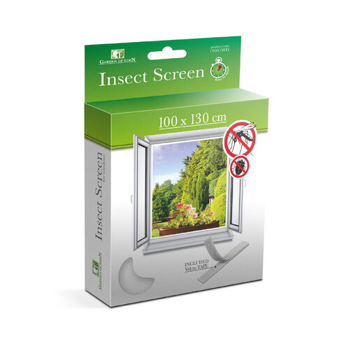 11601WH • Szúnyogháló ablakra - 100 x 130 cm - fehér