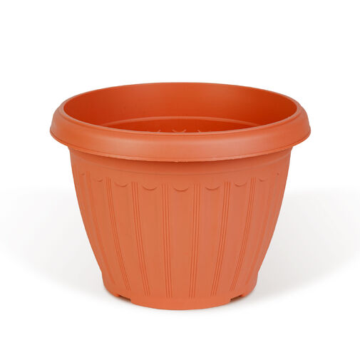 11991 • Műanyag virágcserép - terrakotta - 20 cm