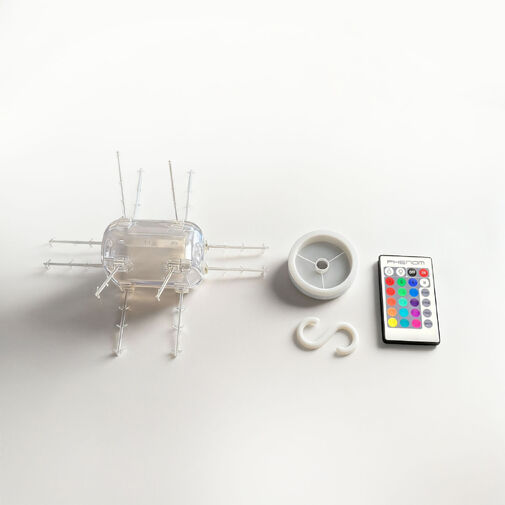 20259 • Varázs felhő lámpa - 16 RGB LED - 3 x AAA - 25 x 20 x 15 cm