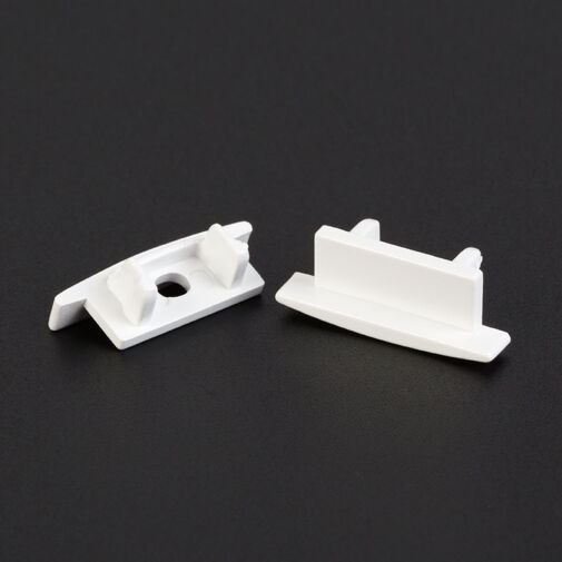 41011E-WH • LED aluminium profil végzáró (41011hez) - 2 db - fehér