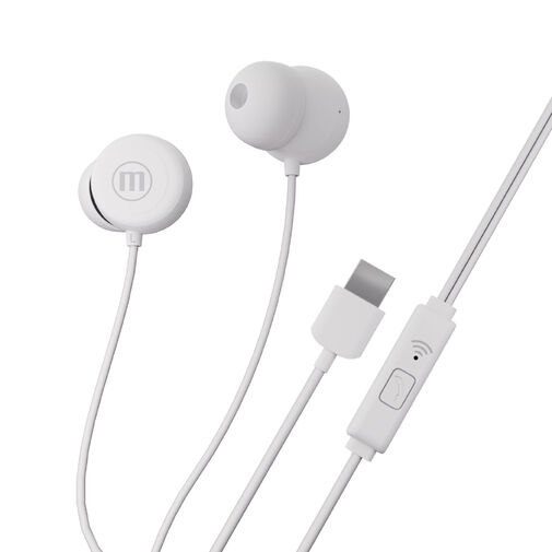 52050 • Maxell vezetékes fülhallgató - fehér - USB-C (INBAX)