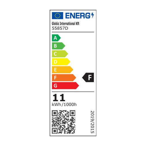 55857D • COB LED szalag - középfehér - 12V - 11W/m - 320 LED/méter - 5 m / csomag