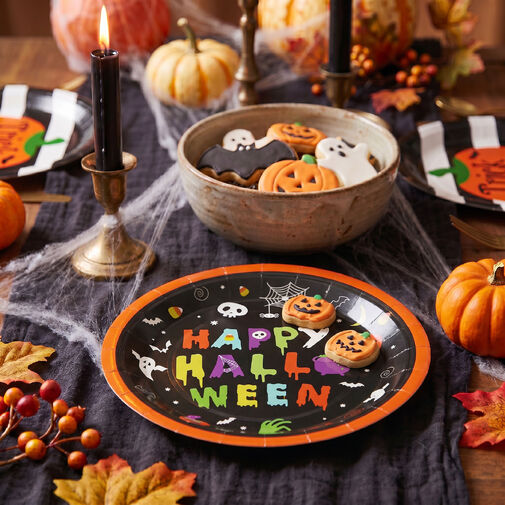 56630B • Halloween-i papírtányér - 