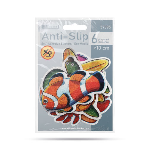 57395 • Öntapadós csúszásgátló - tengeri motívumok - 6 db / csomag