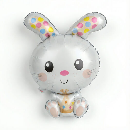 57979 • Húsvéti lufi - nyuszi - alumínium fólia - 78 cm