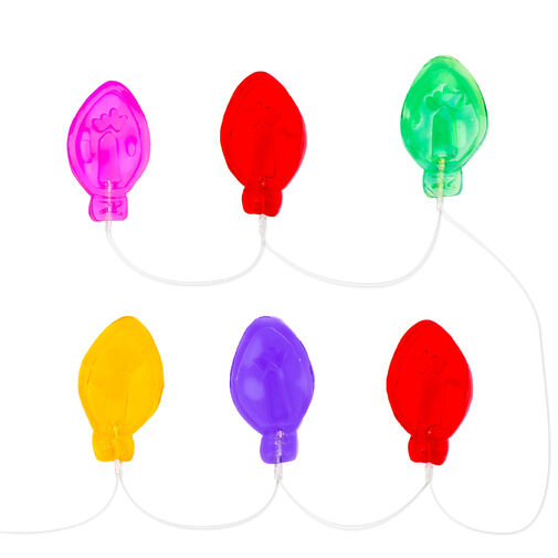 58568C • Karácsonyi LED-es fényfüzér - gél ablakmatrica - 6 LED - 2 x AA