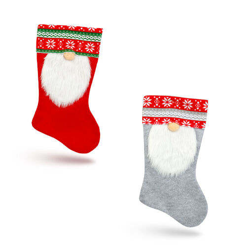 58669A • Karácsonyi csizma - 45 cm - textil - 2 féle