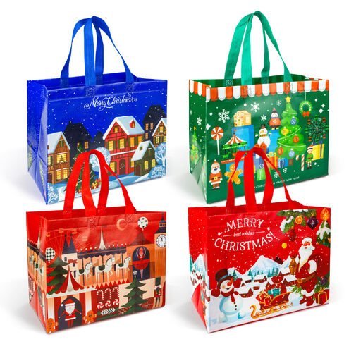59728 • Karácsonyi ajándéktáska - 31 x 25 x 17 cm - 4 féle