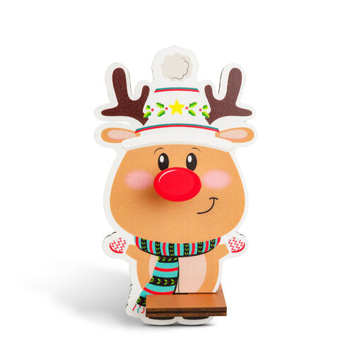 59738 • Karácsonyi dekoráció - asztali szemüvegtartó - 14 x 10 cm - 4 féle