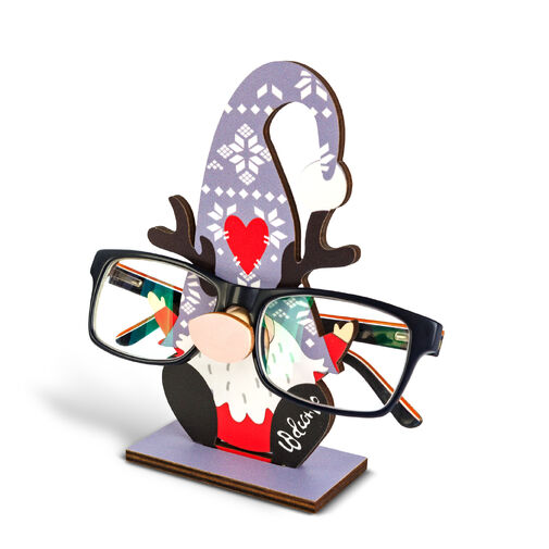 59738 • Karácsonyi dekoráció - asztali szemüvegtartó - 14 x 10 cm - 4 féle