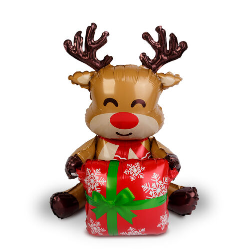 59743B • Karácsonyi lufi - rénszarvas - 60 x 65 cm