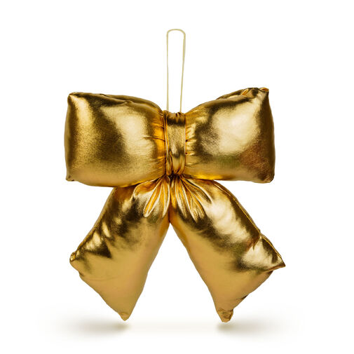 59745A • Masni dekoráció - csillogó arany - 21 x 19 cm