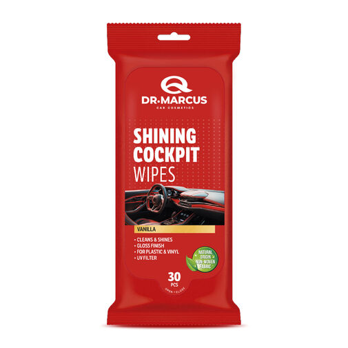 DRM76431 • Dr. Marcus TITANIUM - műszerfalápoló kendő - fényes - Vanilla - 30 db